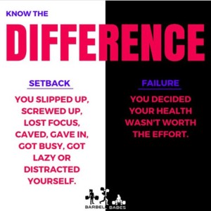 Difference between setback and failure